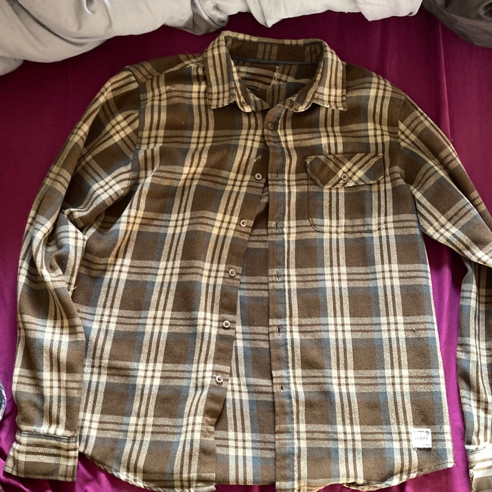 Arbor brown flannel